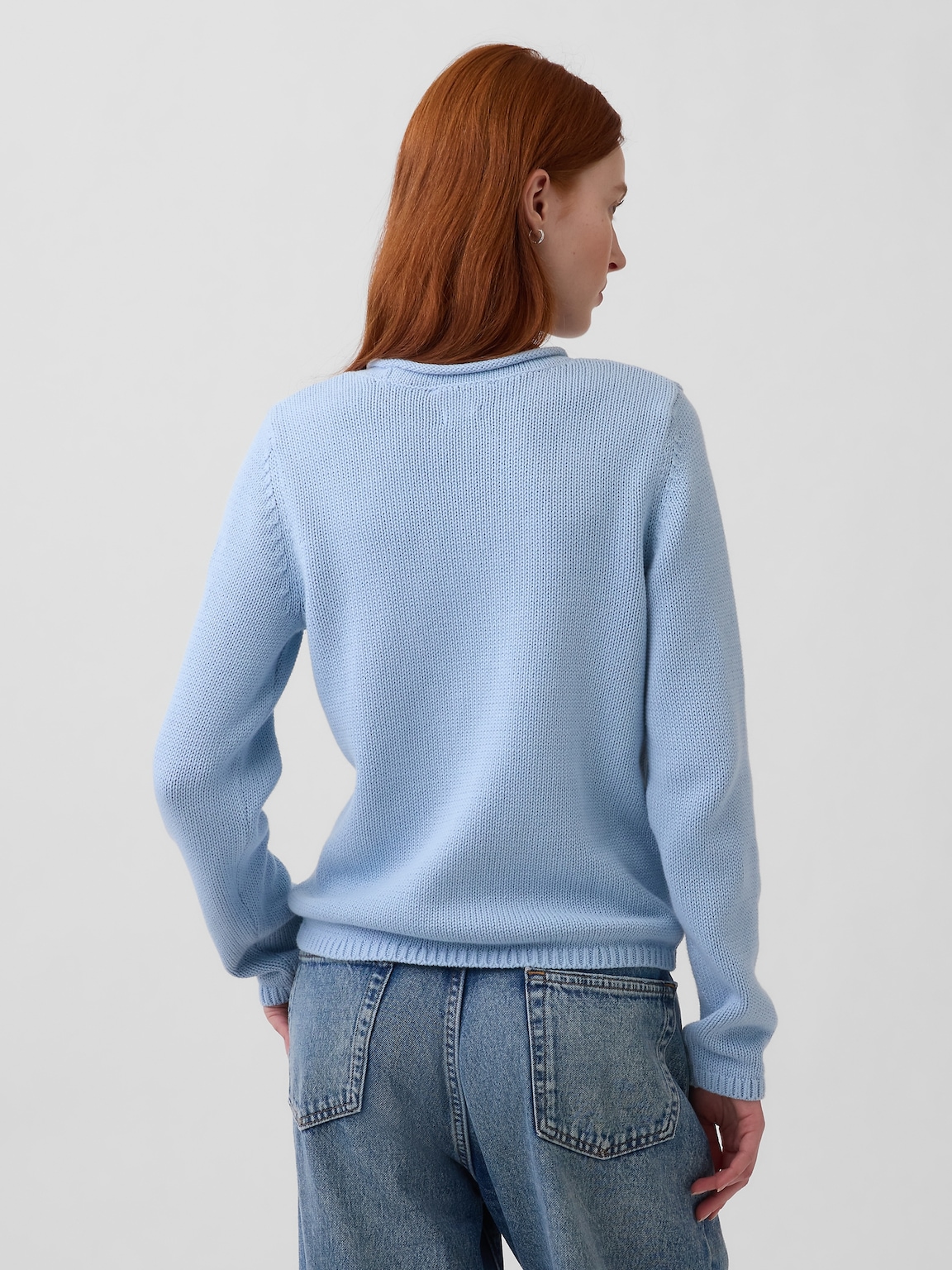 100% Cotton Rollneck Sweater