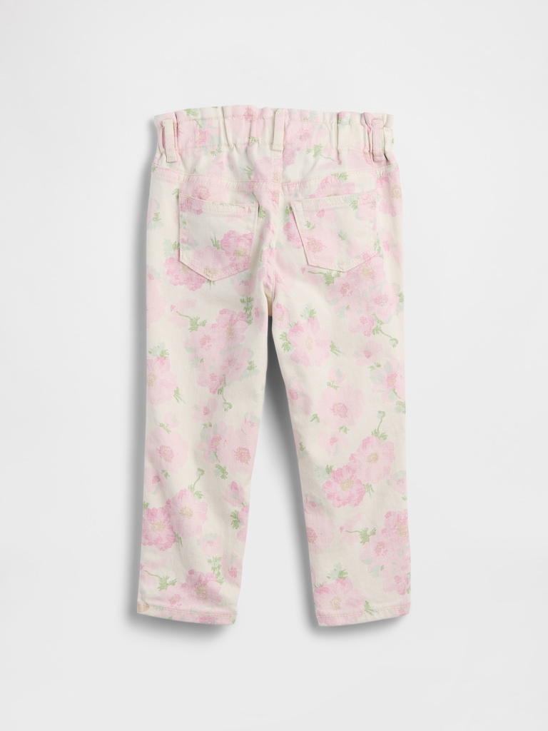 babyGap Print Paperbag Mom Jeans