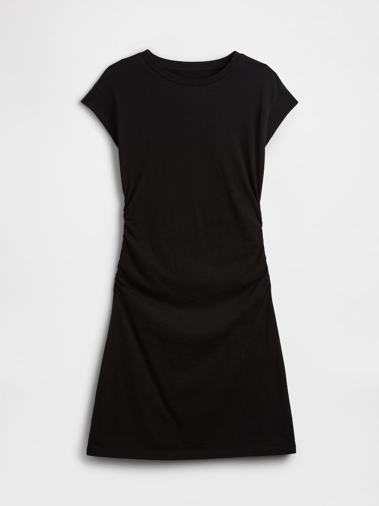 Ruched Jersey Mini Dress