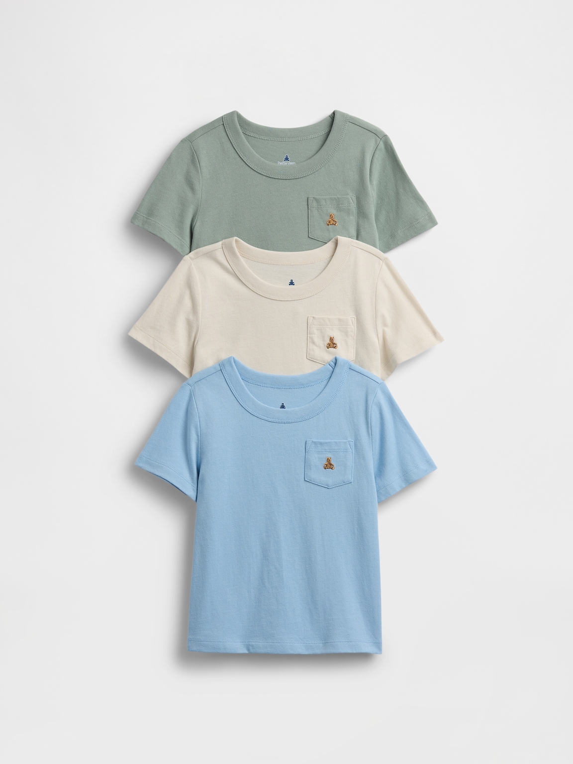 Baby & Toddler Mix & Match Pocket T-Shirt (3-Pack)