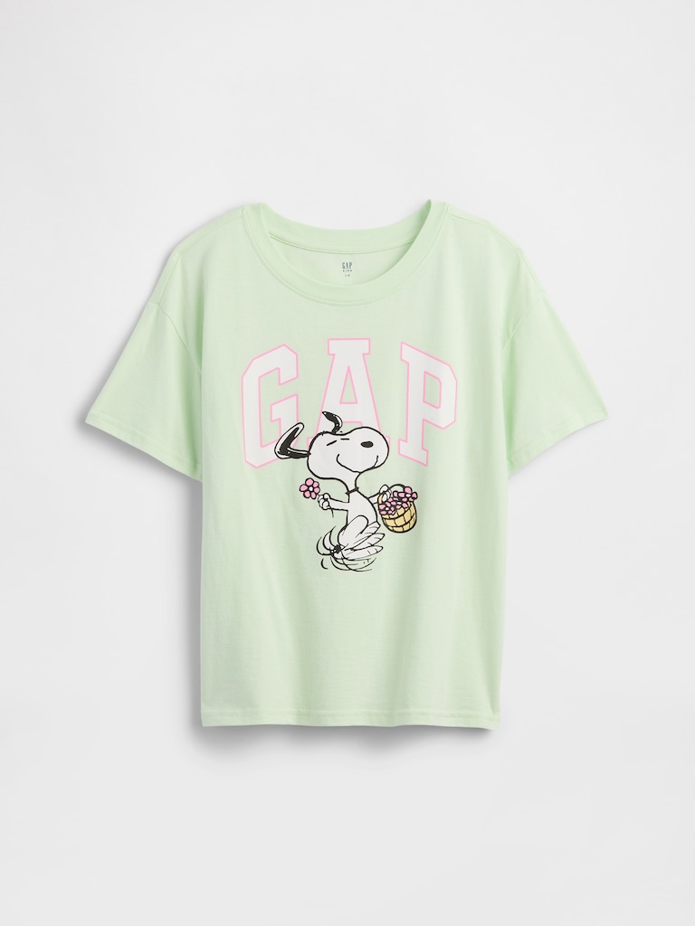 GapKids Peanuts Oversized Logo T-Shirt