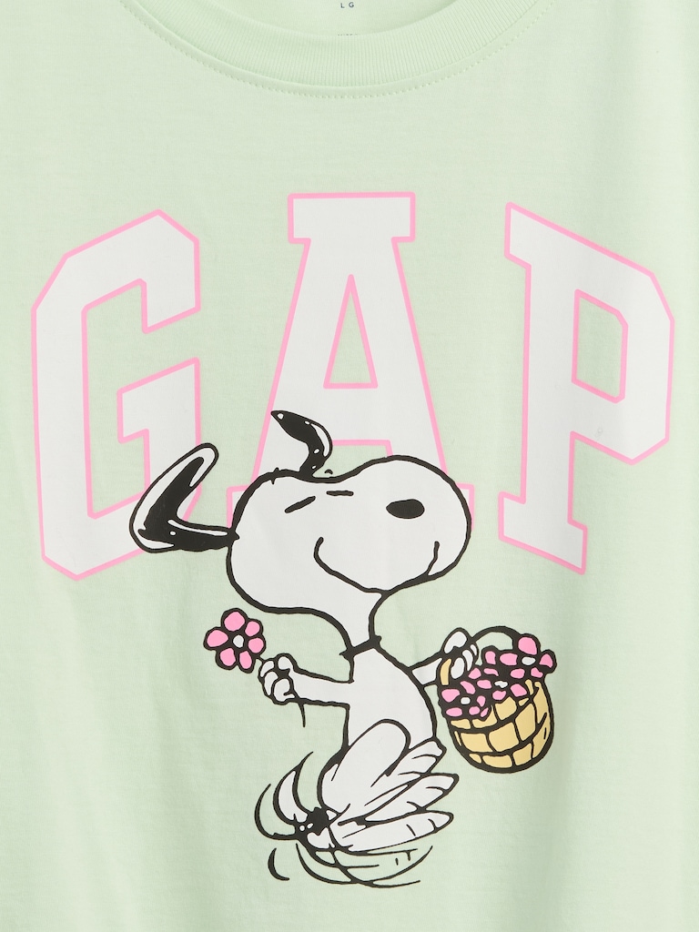 GapKids Peanuts Oversized Logo T-Shirt