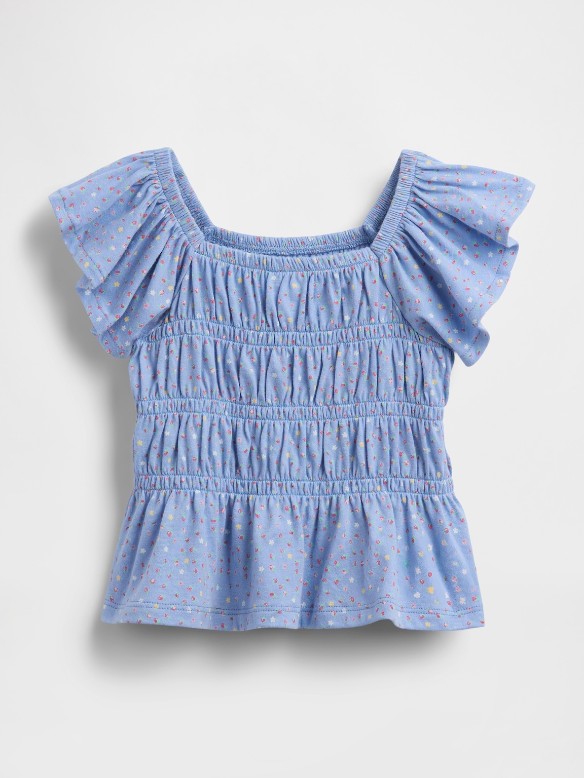 Baby & Toddler Smocked Flutter-Sleeve Top