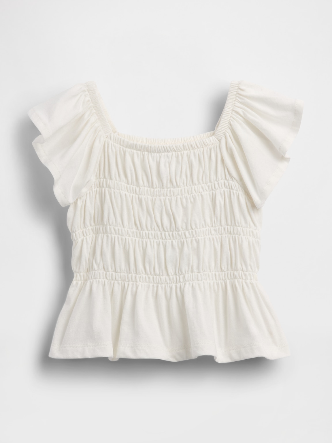 Baby & Toddler Smocked Flutter-Sleeve Top