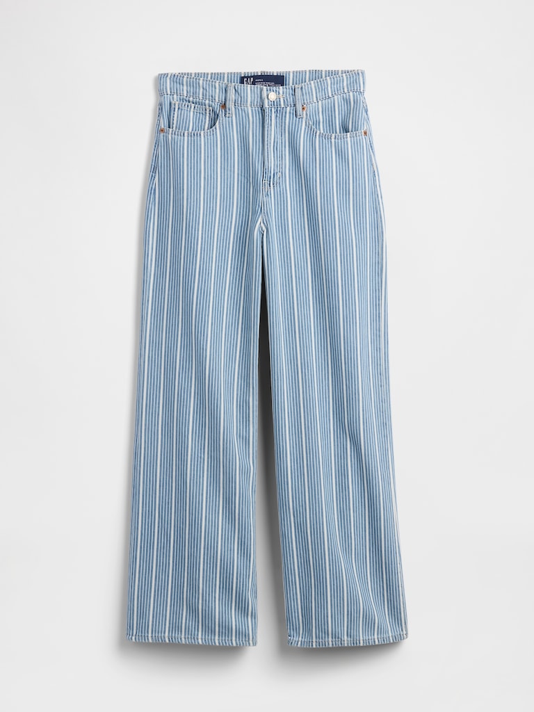High Rise Soft Wide-Leg Jeans