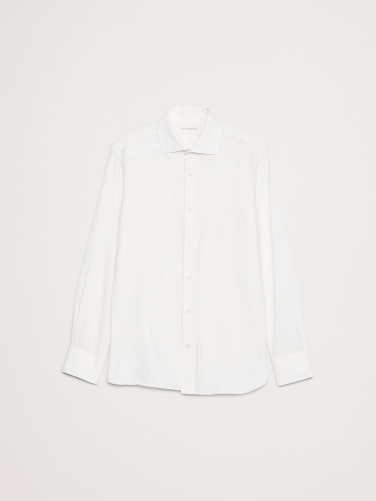 Slim-Fit Cotton-Cashmere Dress Shirt