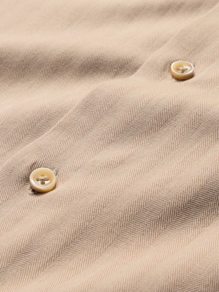 Slim-Fit Cotton-Cashmere Dress Shirt