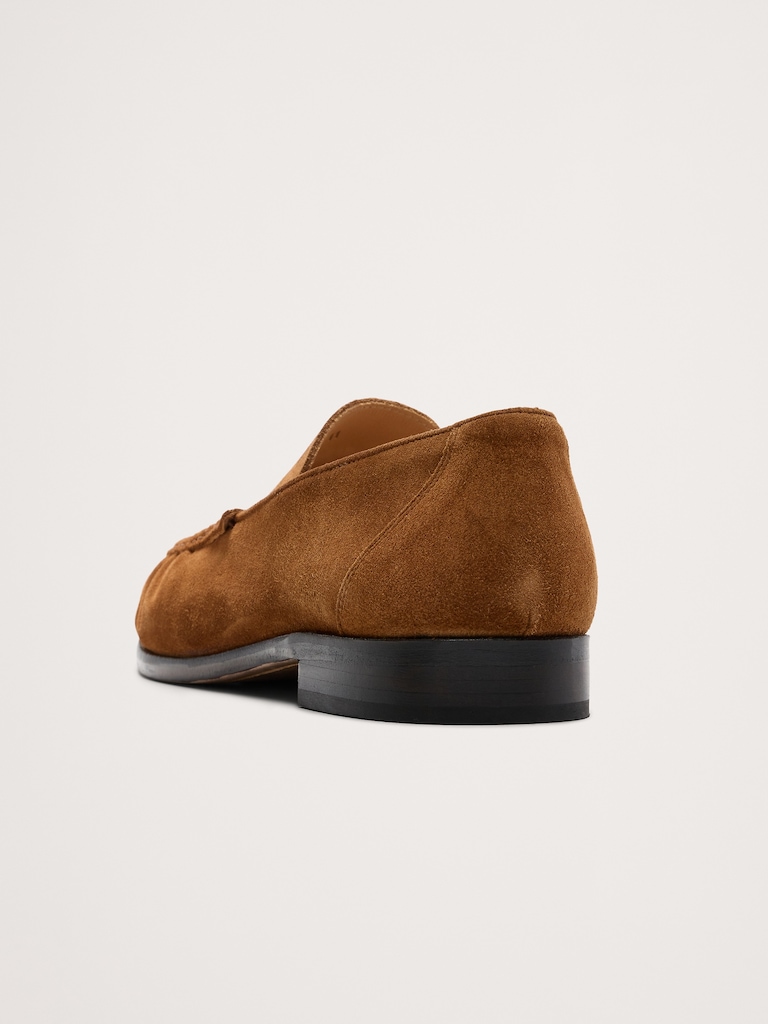 Suede Moc-Toe Loafer