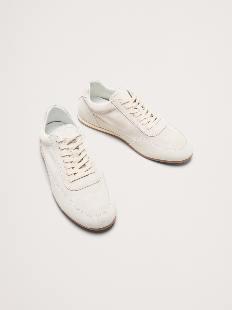 Italian Suede Low-Pro Sneaker