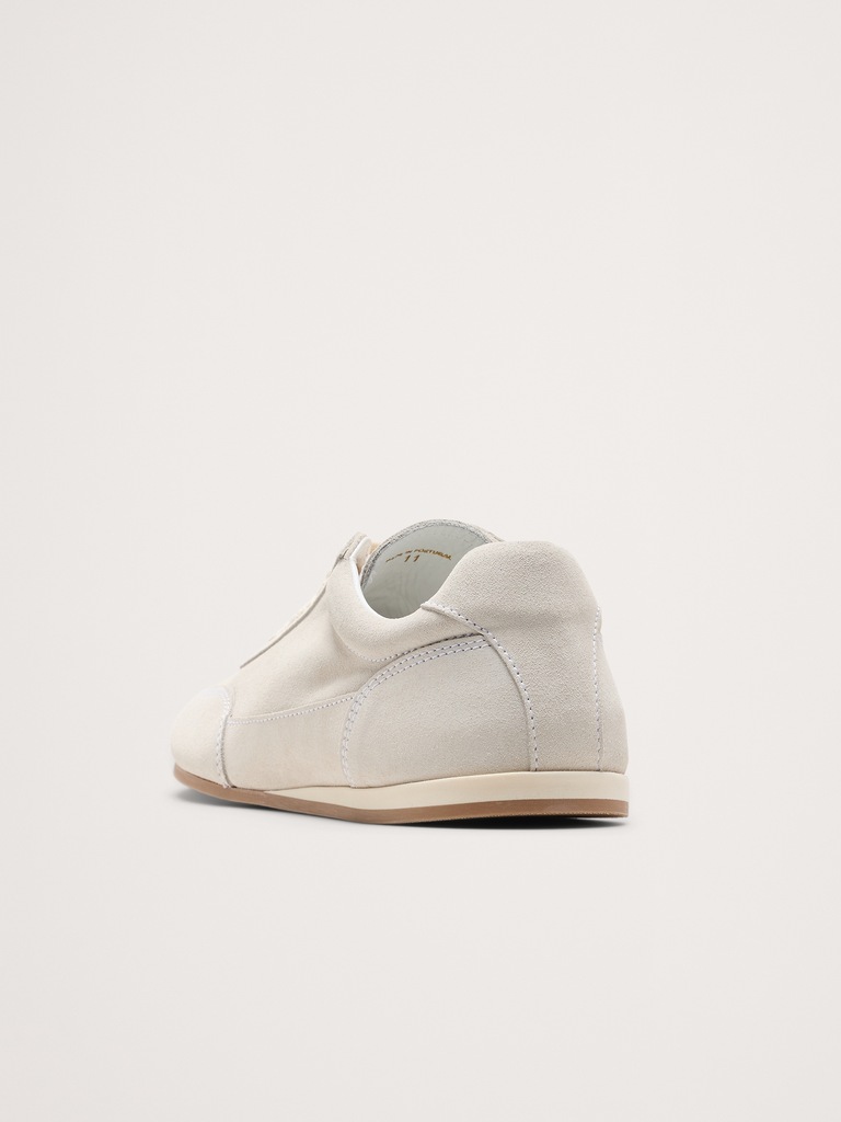 Italian Suede Low-Pro Sneaker