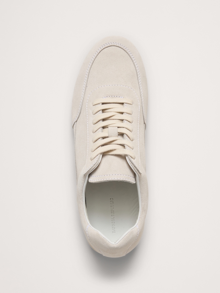 Italian Suede Low-Pro Sneaker