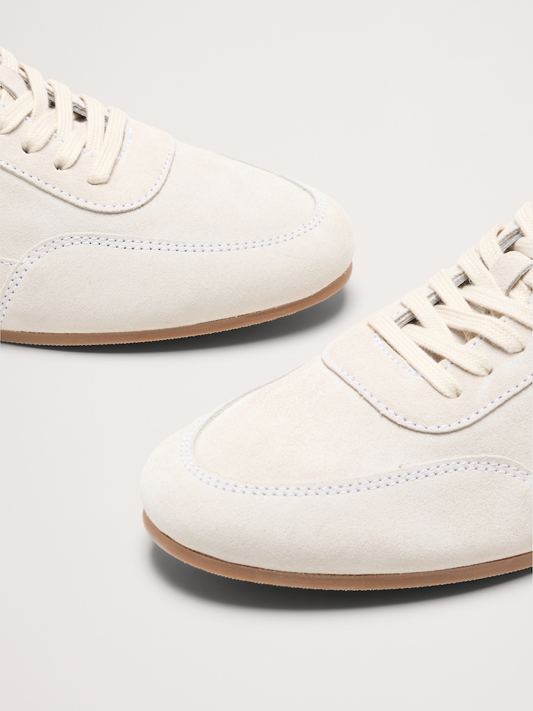 Italian Suede Low-Pro Sneaker