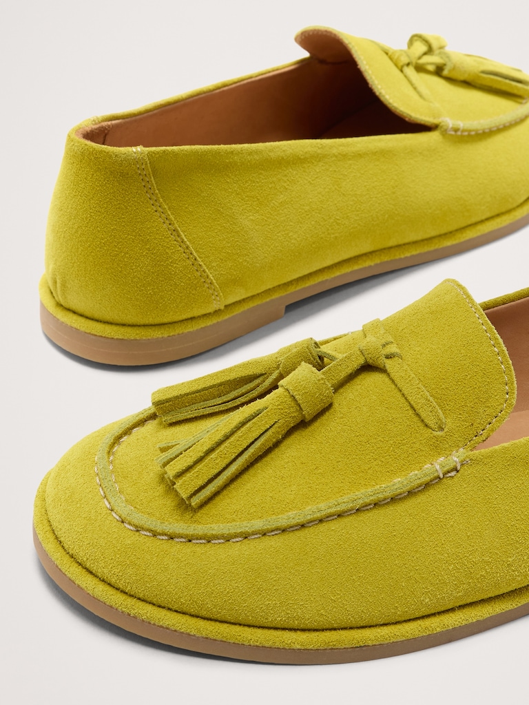 Italian Suede Tassel Loafer