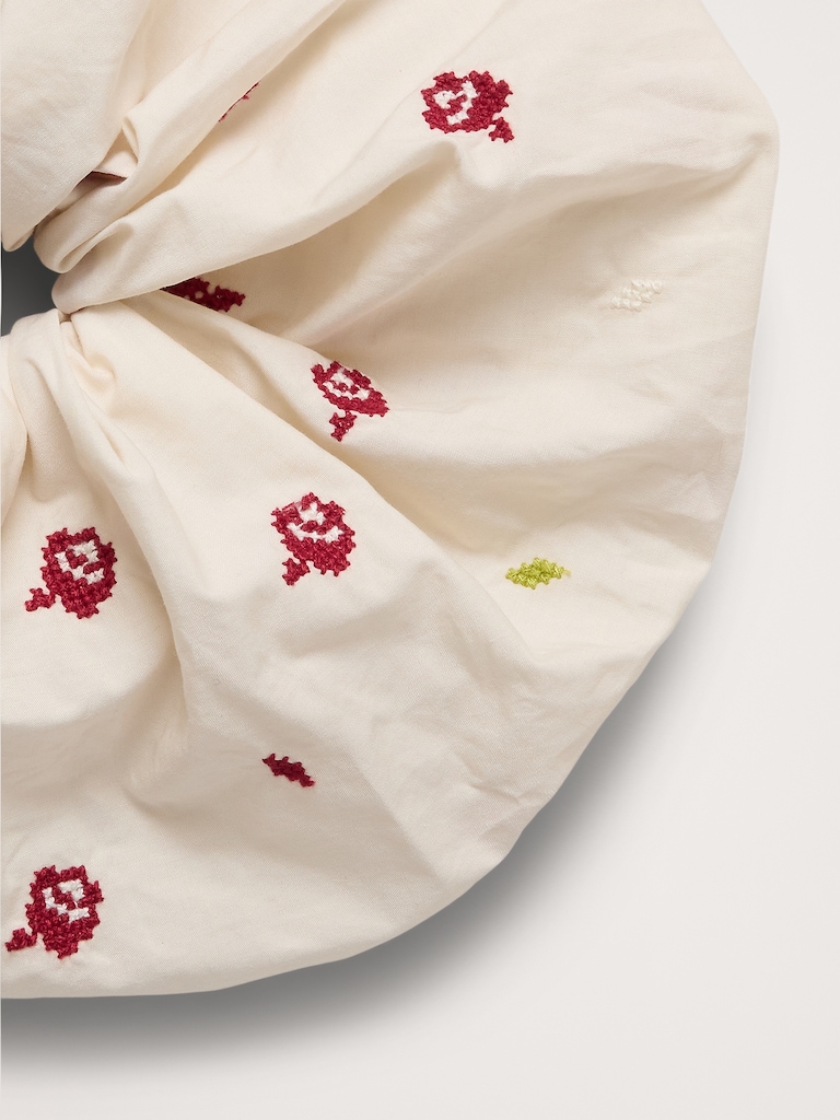 Cotton Hair Scrunchie