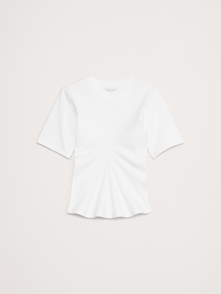 Cotton Draped T-Shirt