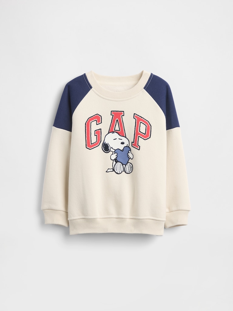 Baby & Toddler Snoopy Logo Raglan Sweatshirt