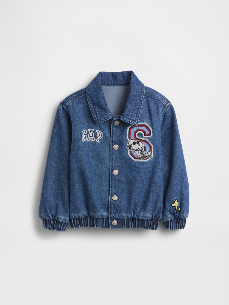 Baby & Toddler Snoopy Logo Denim Jacket