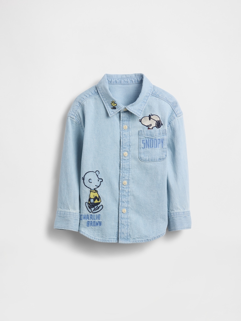 Baby & Toddler Peanuts Denim Big Shirt