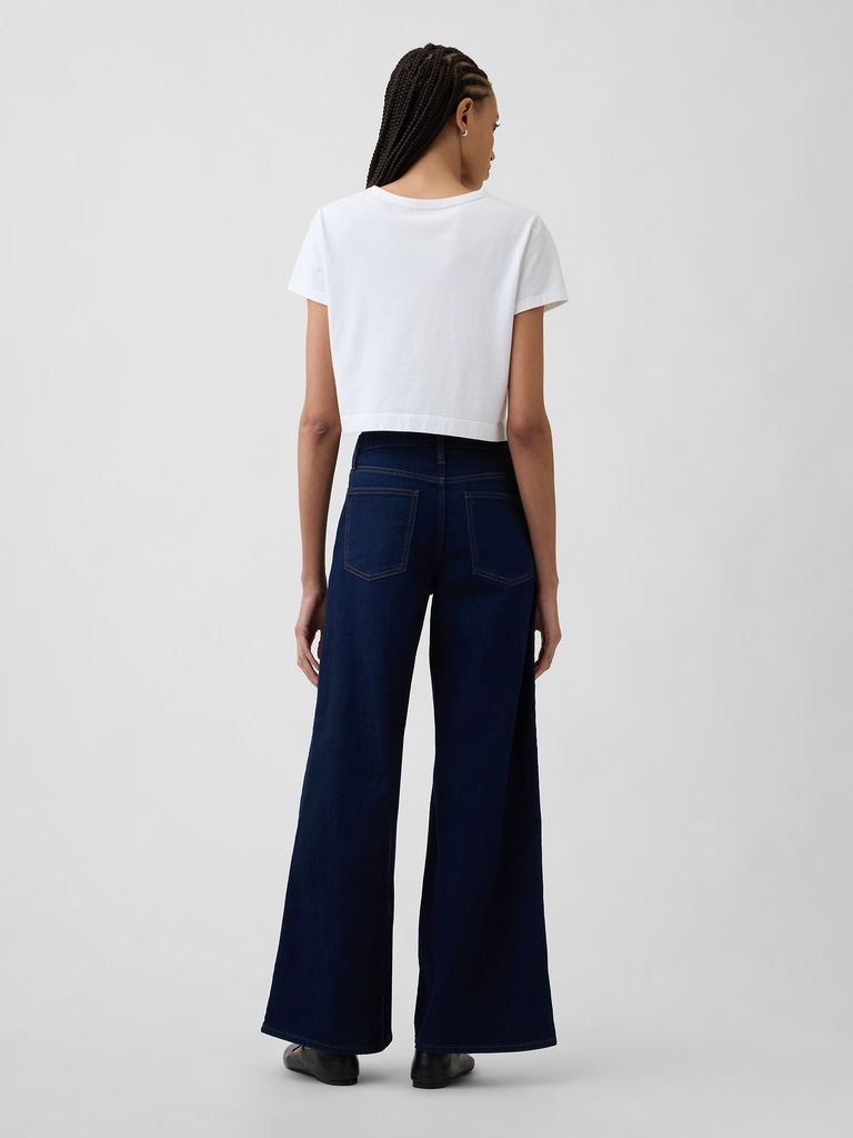 Mid Rise Wide-Leg Jeans
