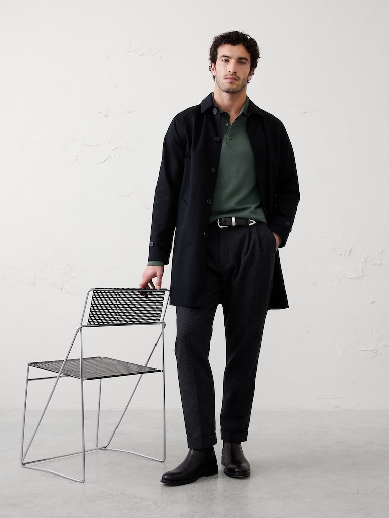 Merino Wool Sweater Polo