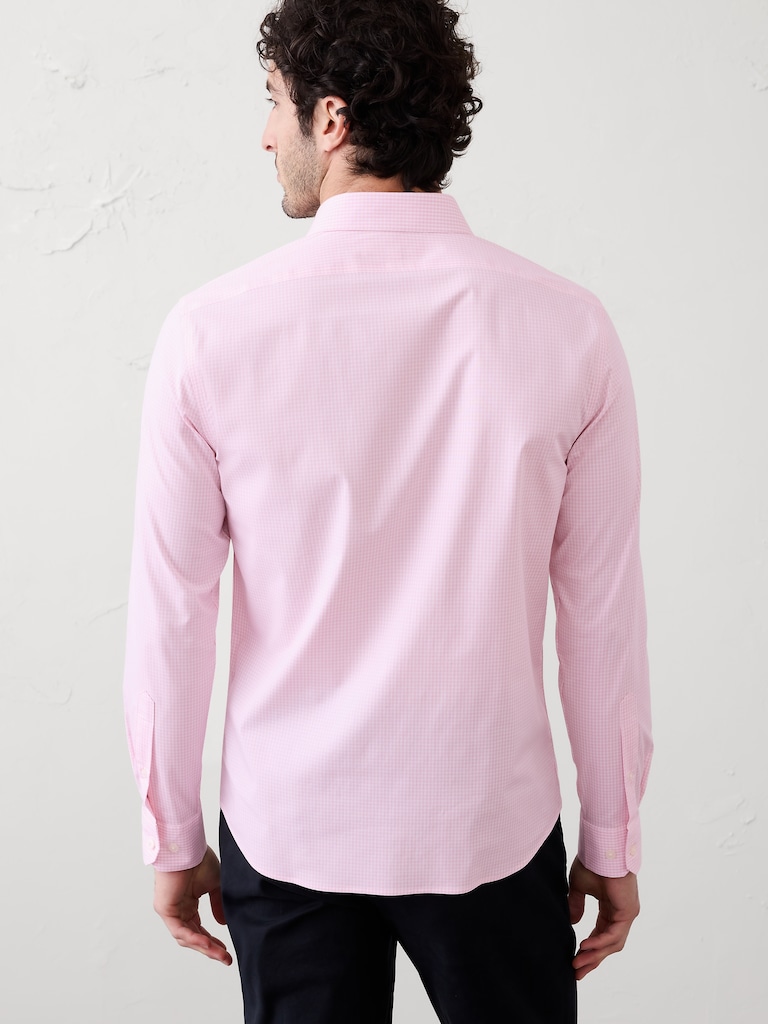 Slim-Fit Untucked Dress Shirt