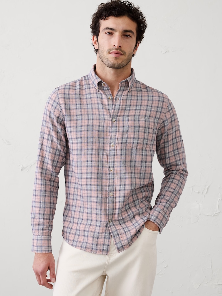 Slim-Fit Textured Shirt