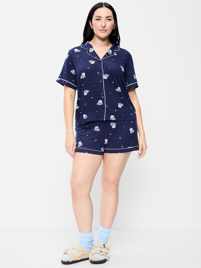 Sunday Sleep Knit Jersey Short Set