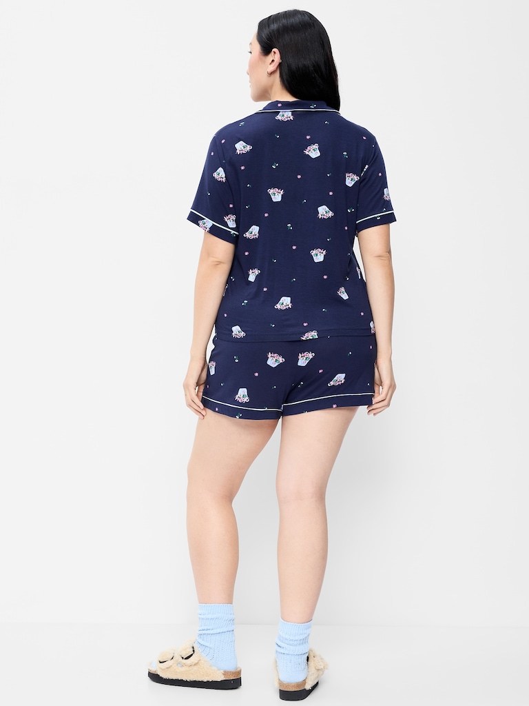 Sunday Sleep Knit Jersey Short Set