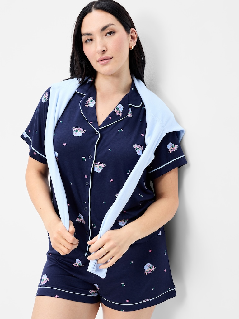 Sunday Sleep Knit Jersey Short Set