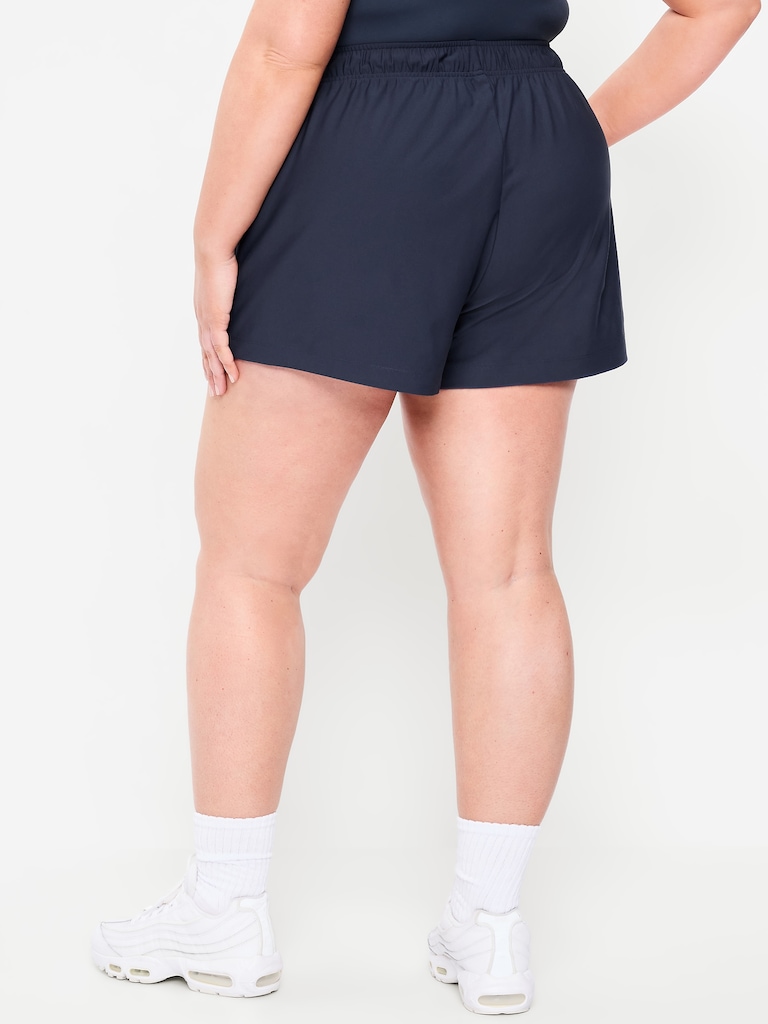 High-Waisted PowerSoft Shorts -- 3.5-inch inseam