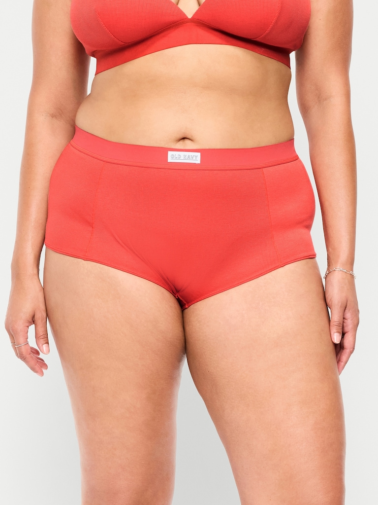 Ribbed Hipster Underwear