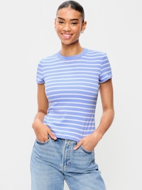 Snug Snug Crew-Neck Ribbed T-Shirt on clearance at Old Navy — 50% off