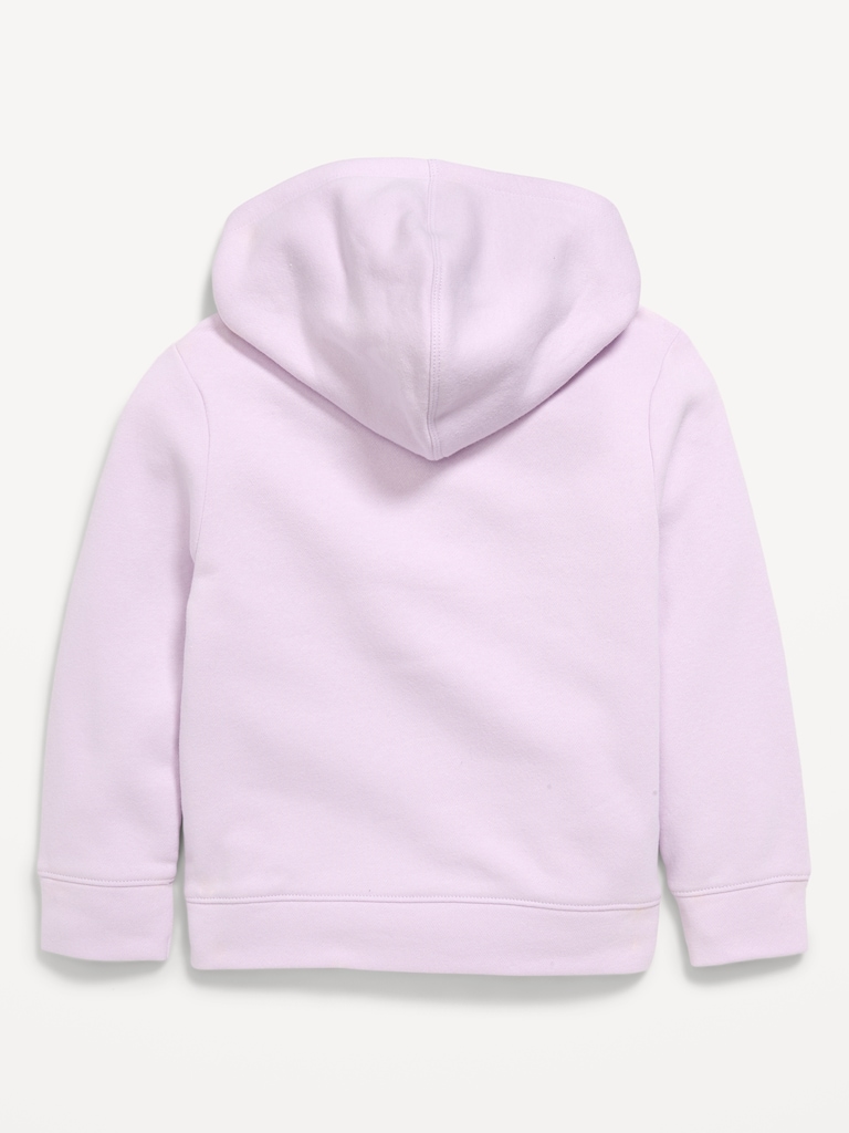 Logo-Graphic Zip Hoodie for Toddler Girls