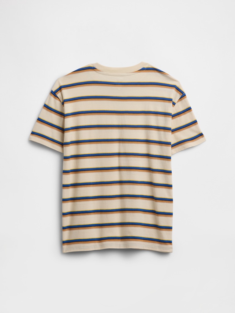 Kids Everyday Soft Stripe Pocket T-Shirt