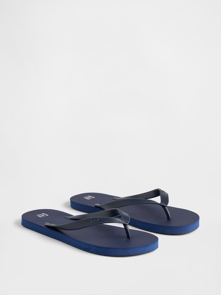 Gap Logo Flip Flops