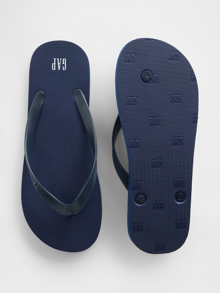 Gap Logo Flip Flops