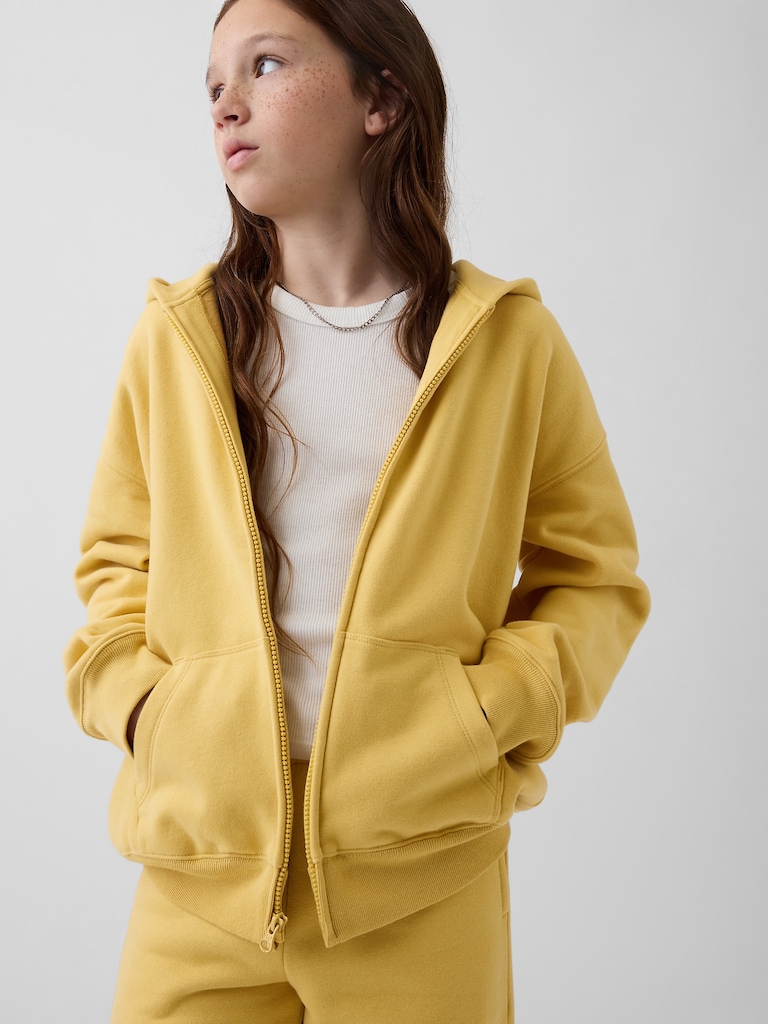Kids VintageSoft Zip Hoodie