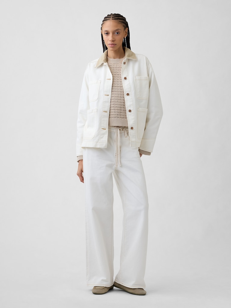 Oversized Crochet Sweater