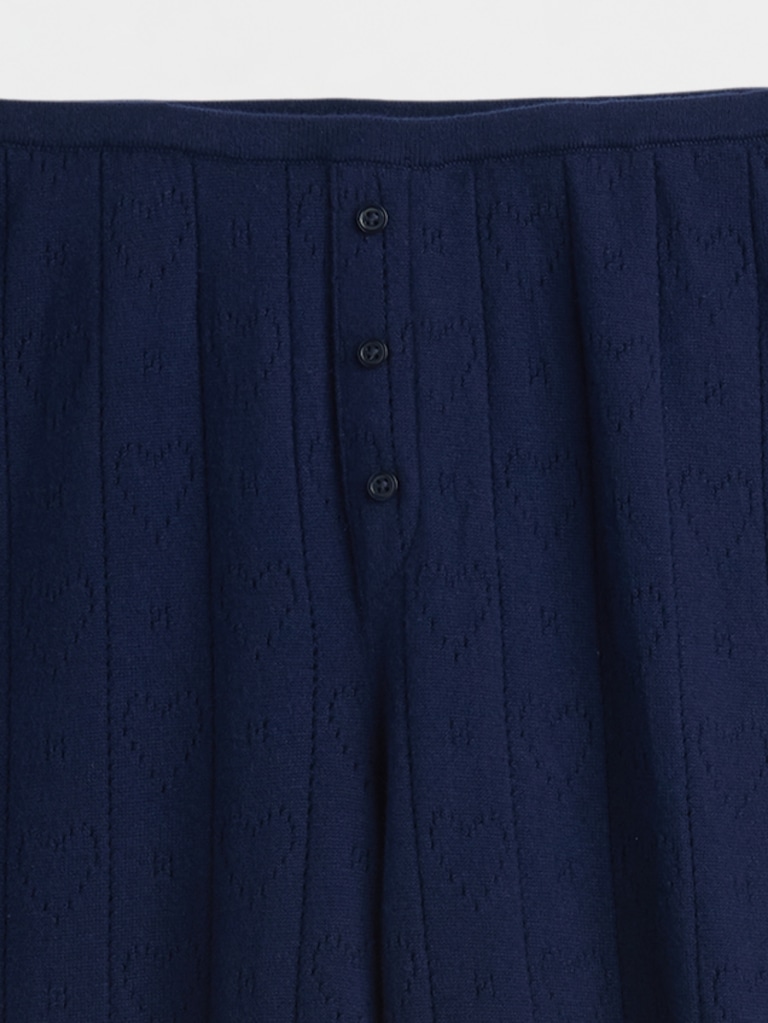 Lightweight CashSoft Pointelle Heart PJ Pants