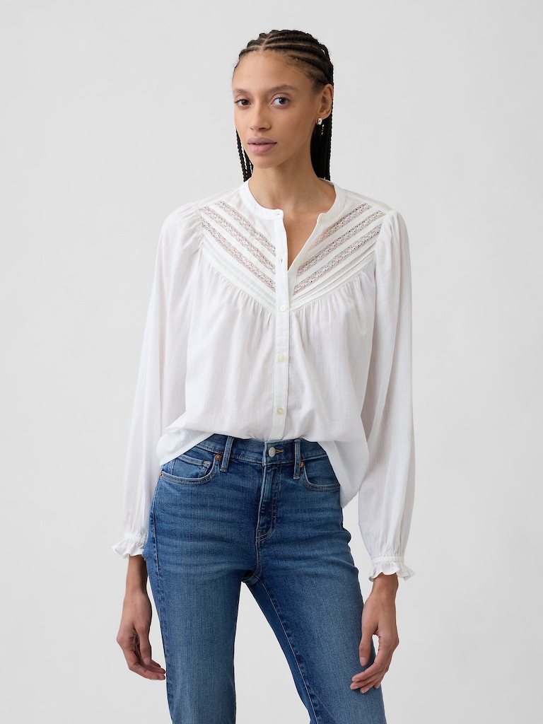 Relaxed Lace Top