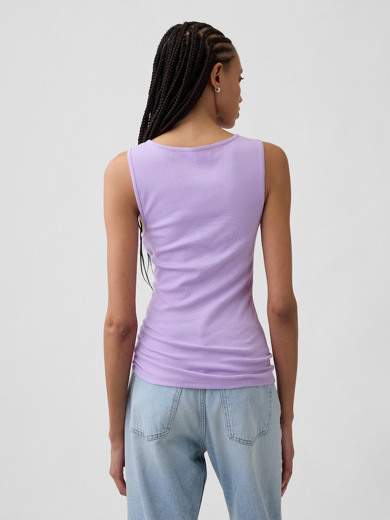 Gap Logo Ribbed Tank Top