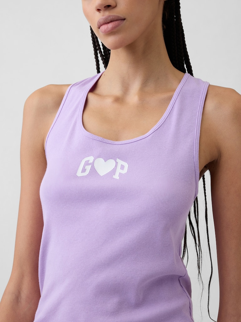 Gap Logo Ribbed Tank Top