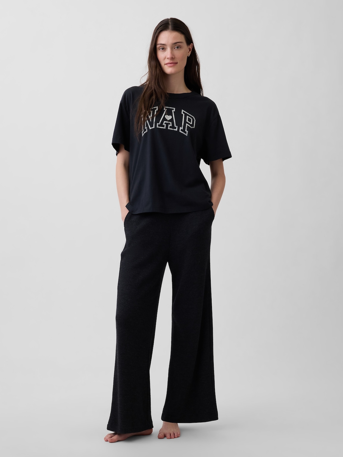 Organic Cotton Oversized NAP Logo PJ T-Shirt
