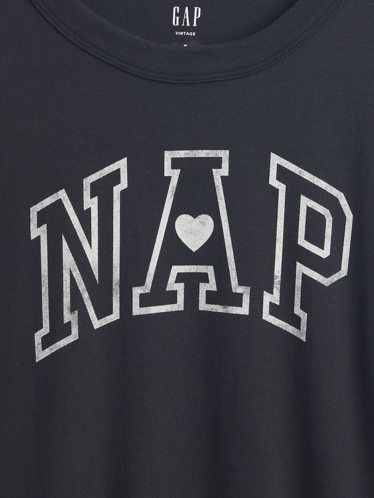 Organic Cotton Oversized NAP Logo PJ T-Shirt