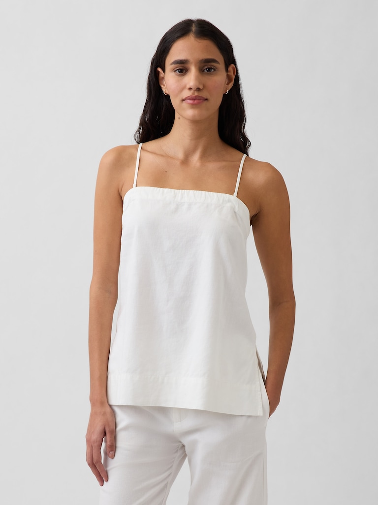 Linen-Blend Cami