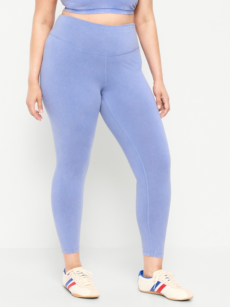 High-Waisted PowerChill 7/8 Cotton Leggings