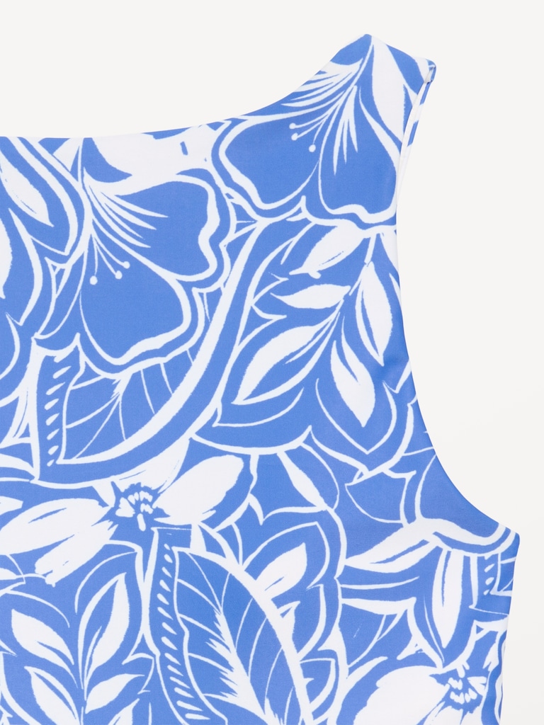 High-Neck One-Piece Swimsuit