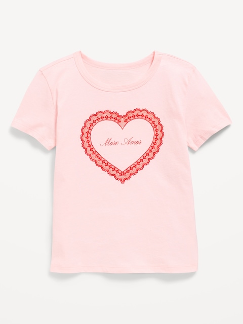T-shirt Fille Old Navy Manches Courtes Rose - Taille 4T, 100% Coton, Neuf Avec étiquette (NWT)