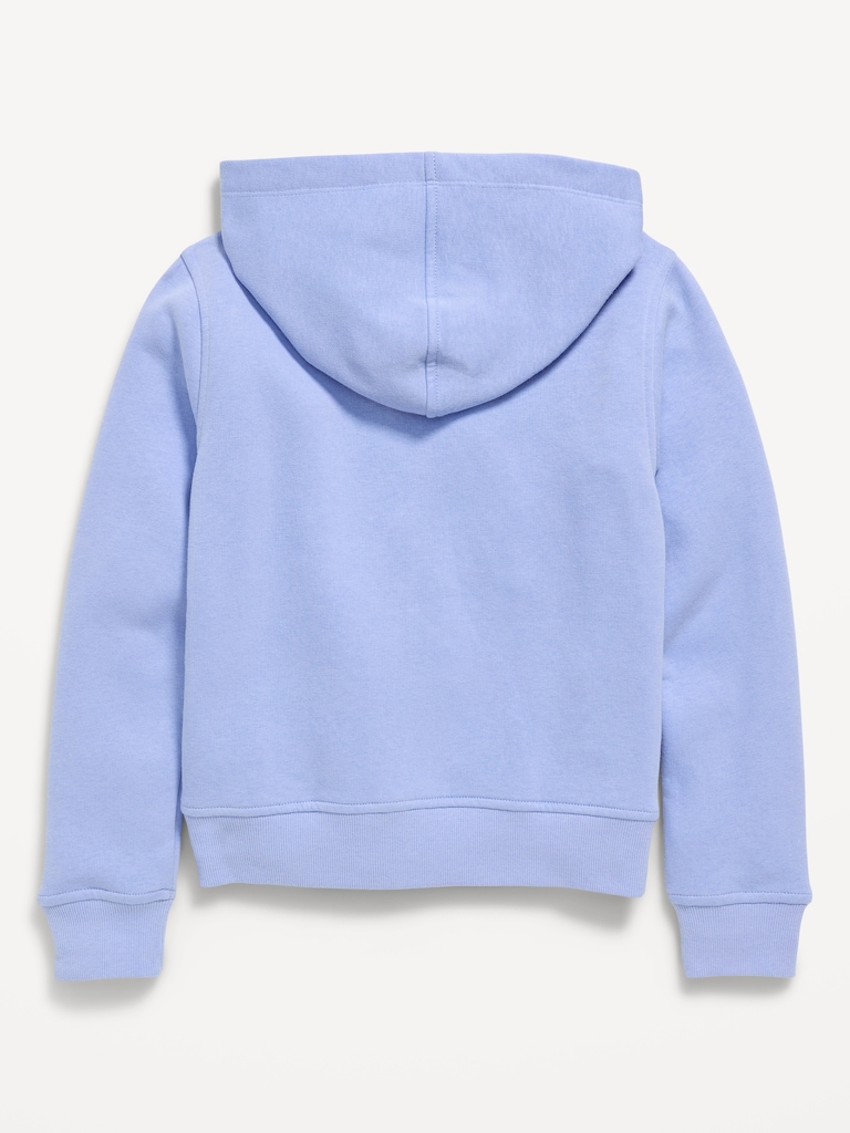 Fitted Long-Sleeve Graphic Hoodie for Girls