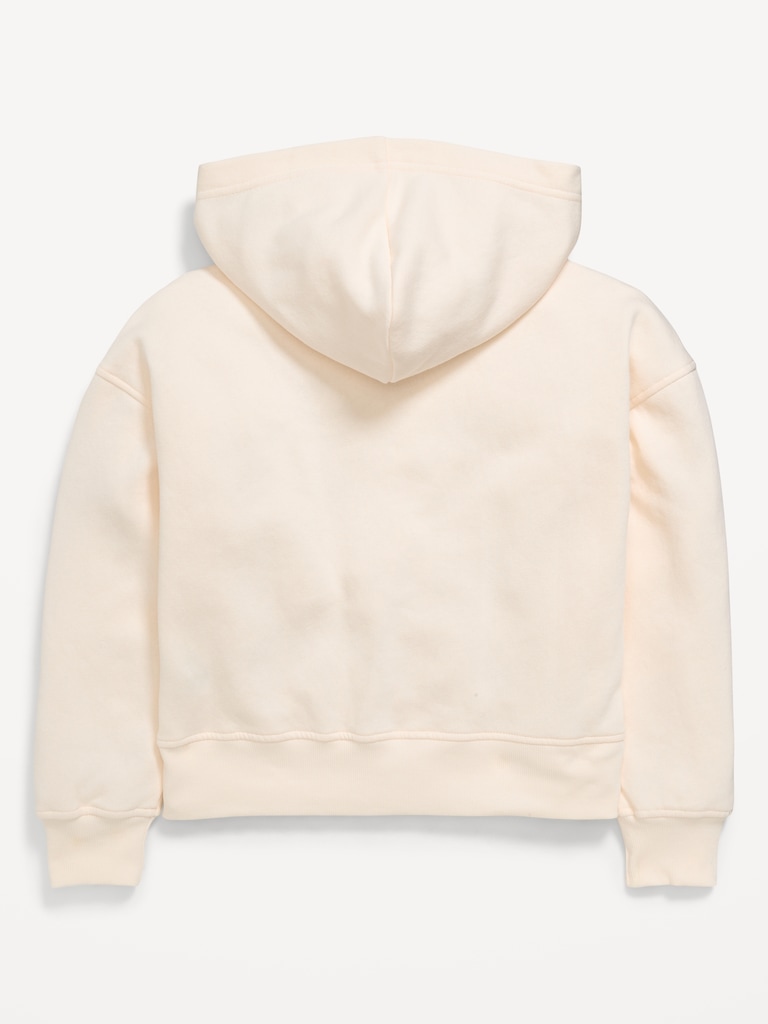 Favorite Fleece Graphic Zip-Front Hoodie for Girls
